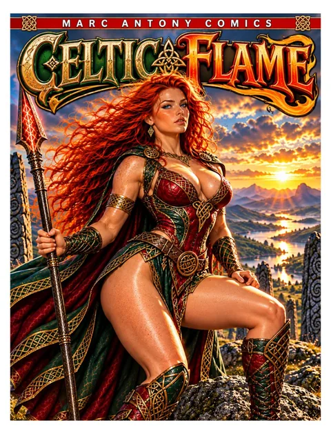 The Celtic Flame issue 1 cover