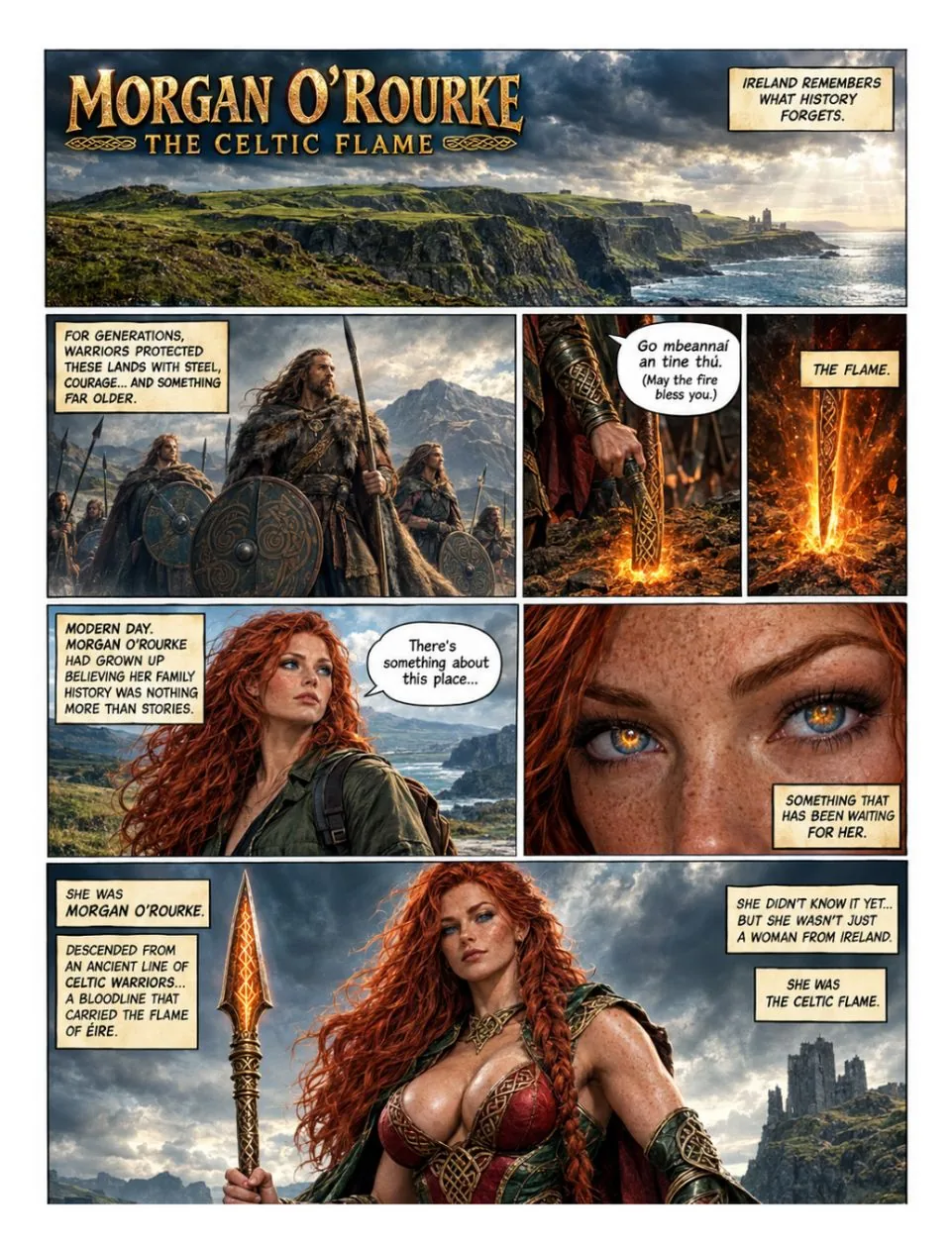 The Celtic Flame issue 1, page 1