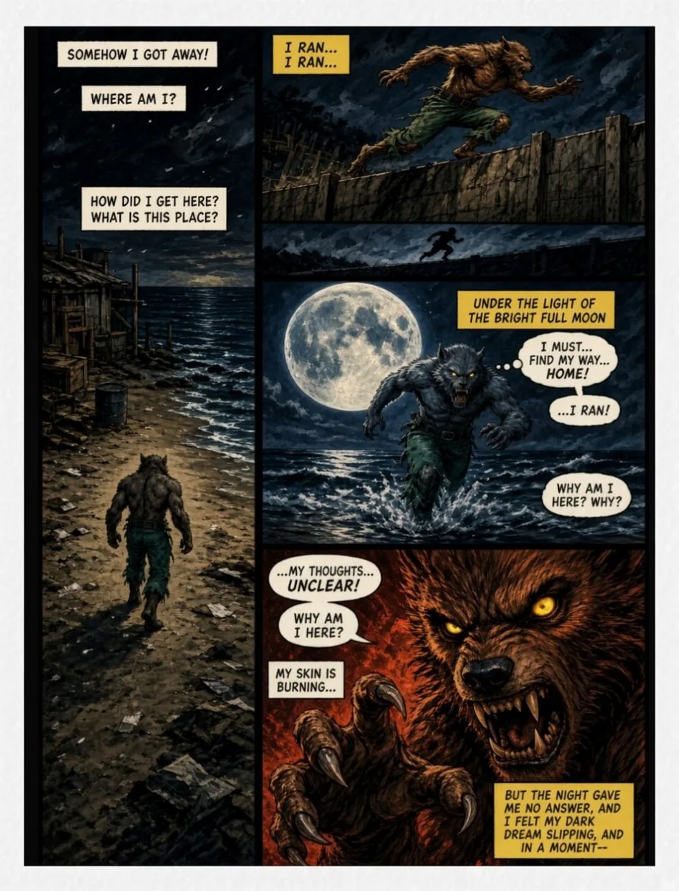 The Curse of the Werewolf issue 1, page 2