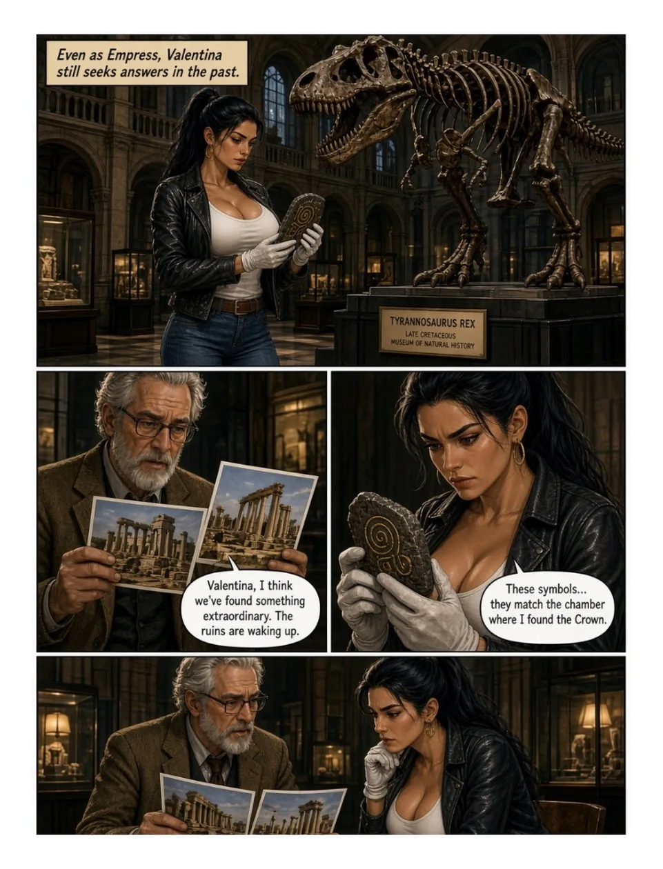Empress issue 2, free preview page 2 of the female superhero comic
