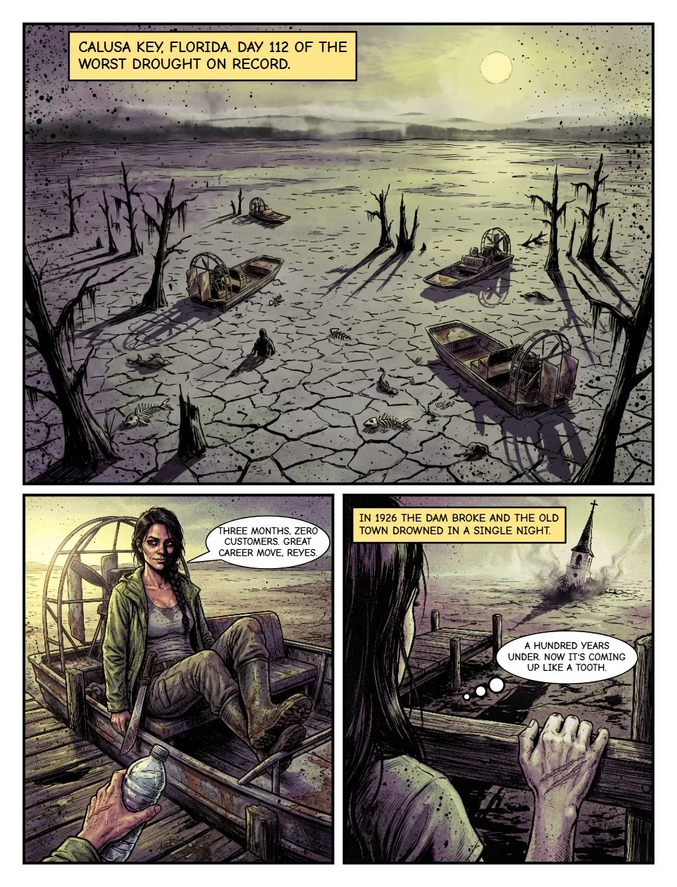 Gravewater issue 1, page 1