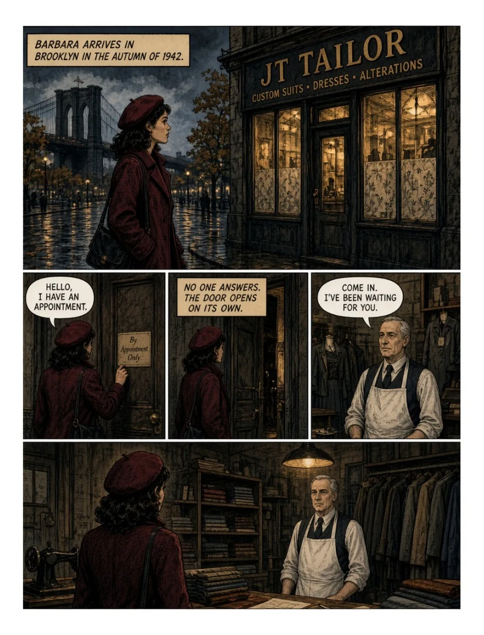 Hauntedstories issue 2, free preview page 1 of the horror comic