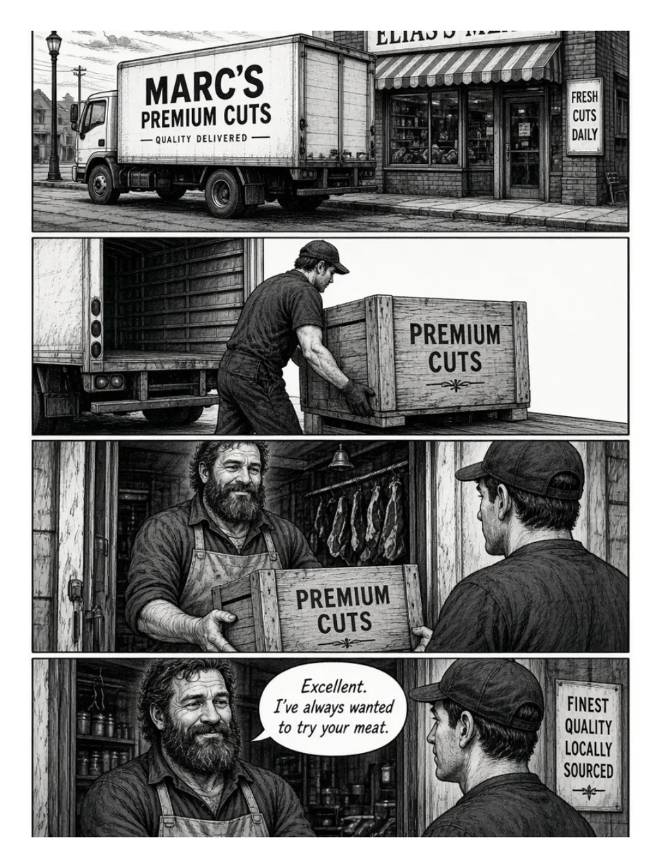 Hauntedstories issue 3, free preview page 1 of the horror comic