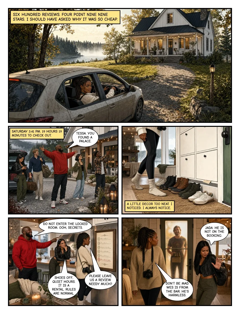 House Rules issue 1, free preview page 3 of the horror comic
