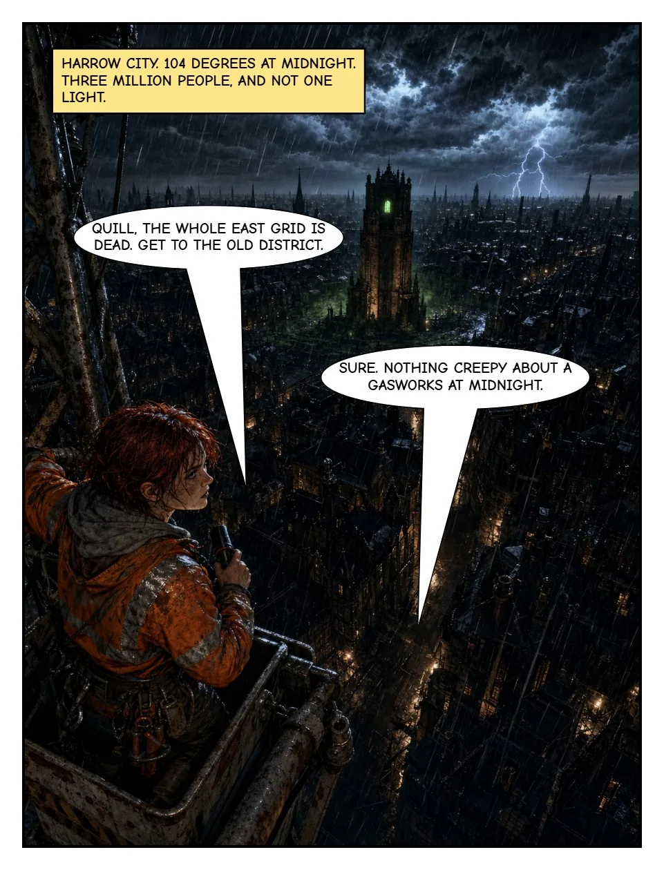 The Lamplighter issue 1, page 1