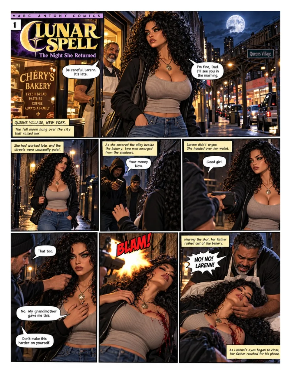 Lunarspell issue 1, page 1