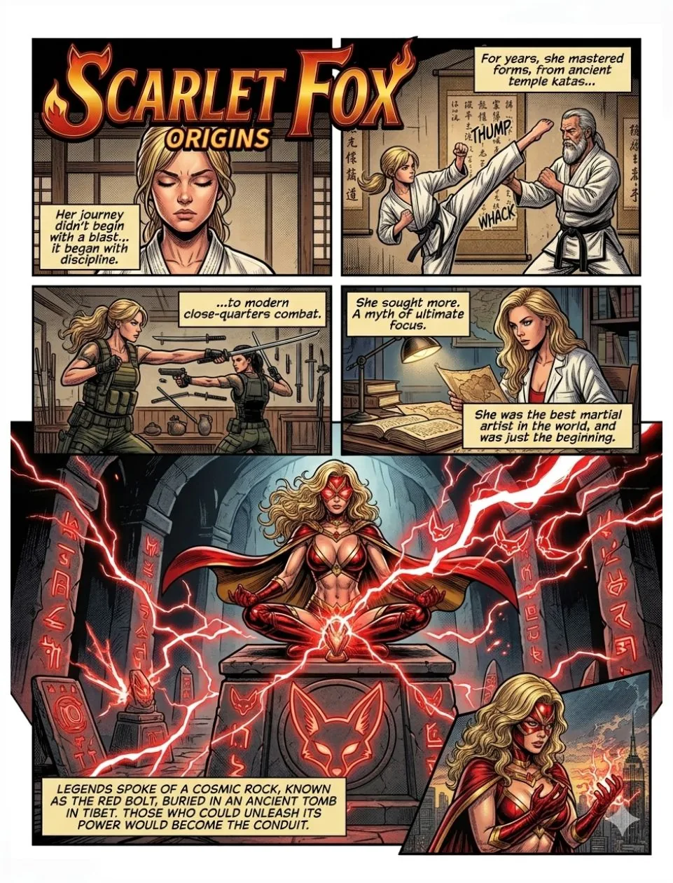 Scarlet Fox issue 1, page 1