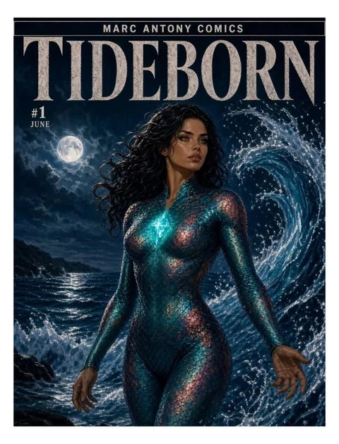 Tideborn issue 1 cover