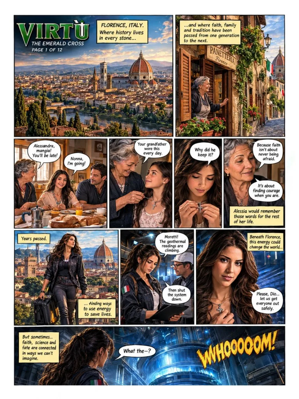 Virtù issue 1, page 1
