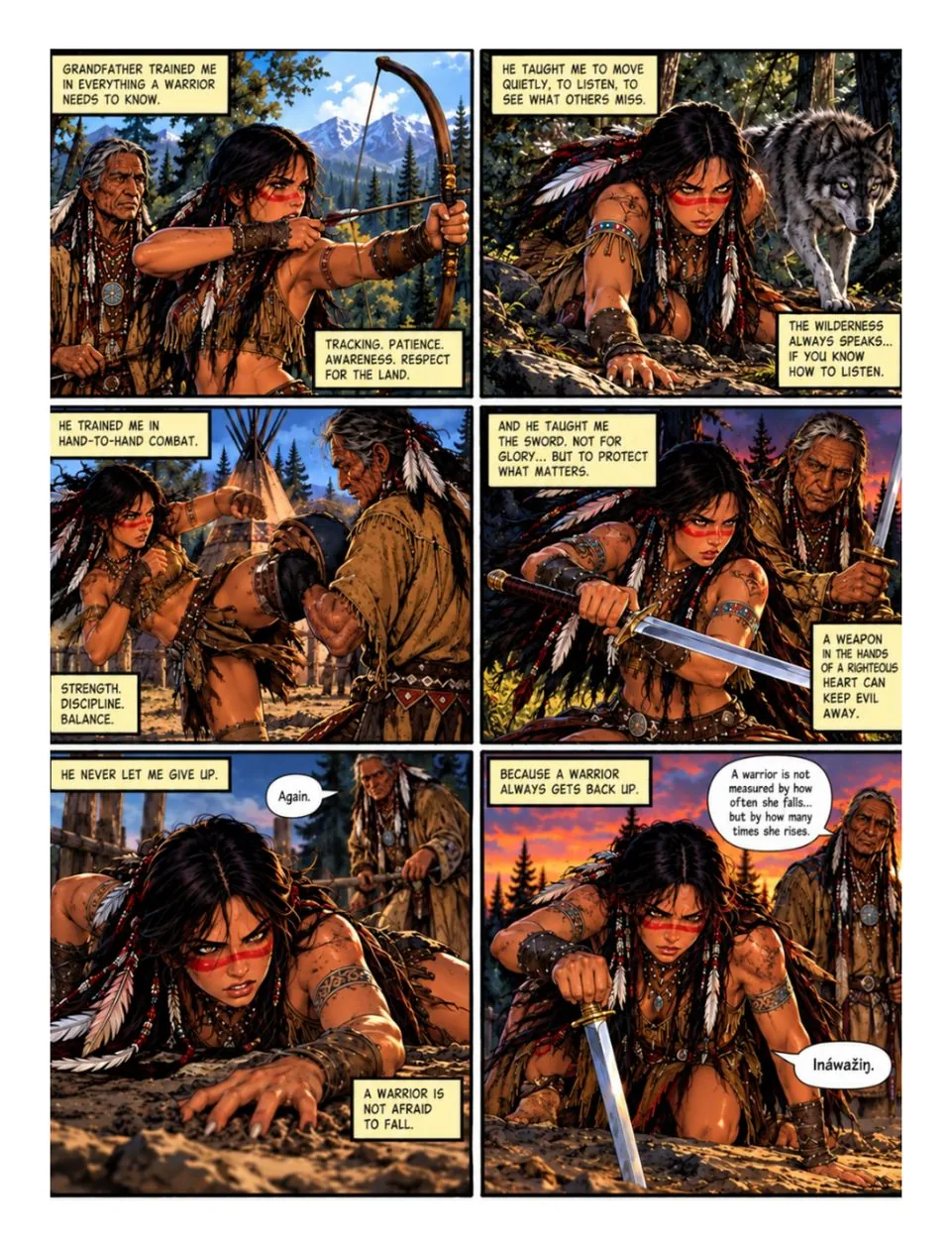 Wolf Spirit issue 1, page 2